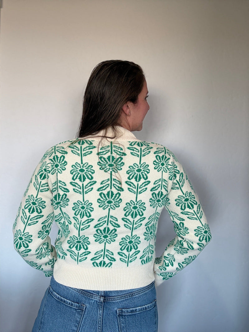Retha Floral Sweater