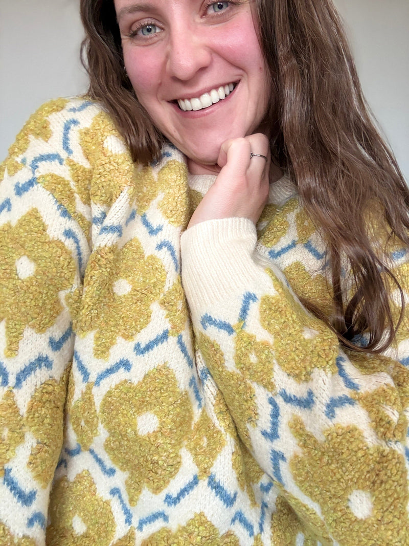 Whitney Floral Sweater