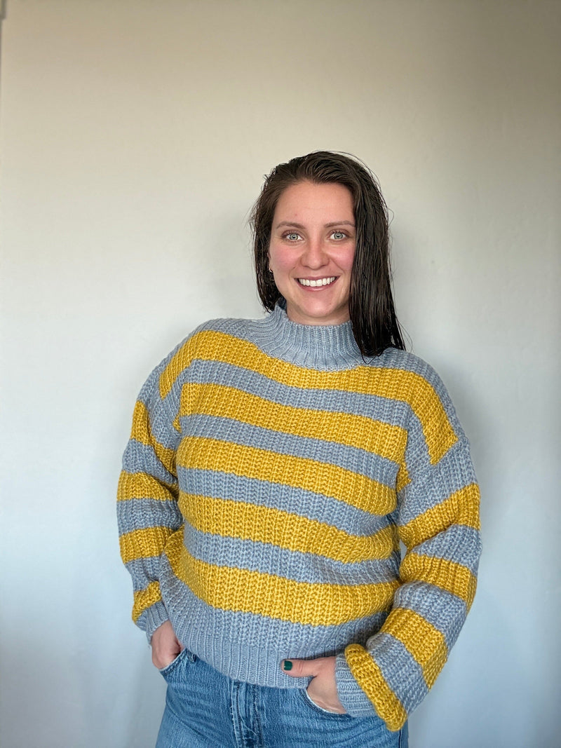 Chunky striped sweater