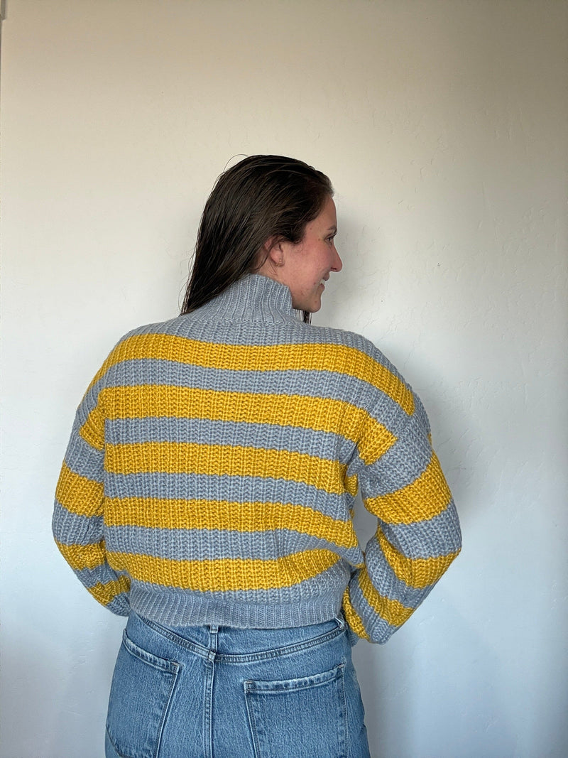 Chunky striped sweater