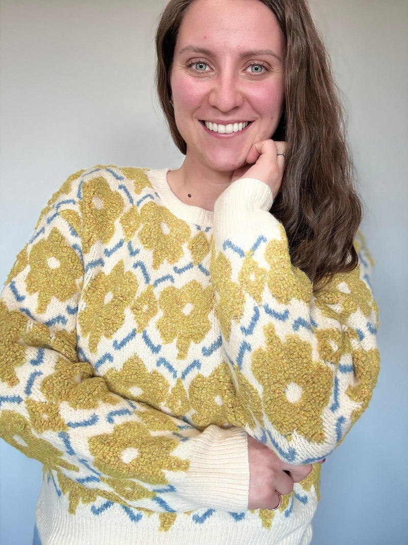 Whitney Floral Sweater
