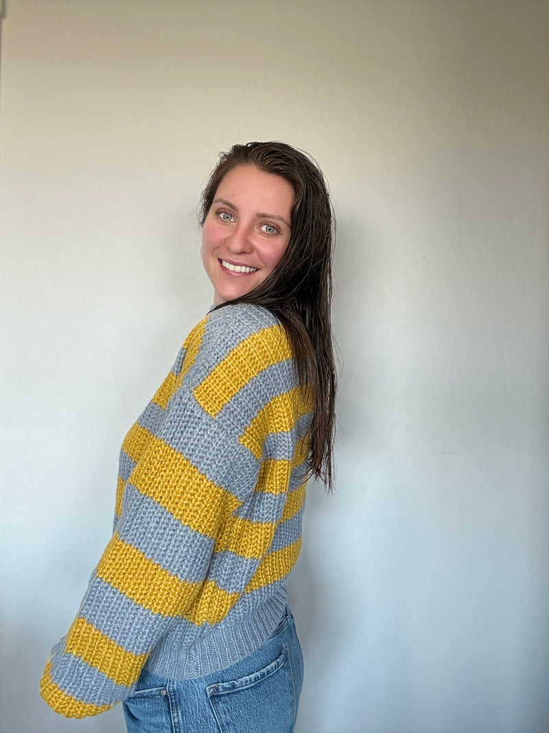 Chunky striped sweater