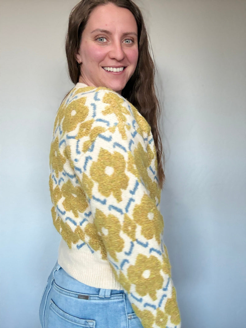 Whitney Floral Sweater