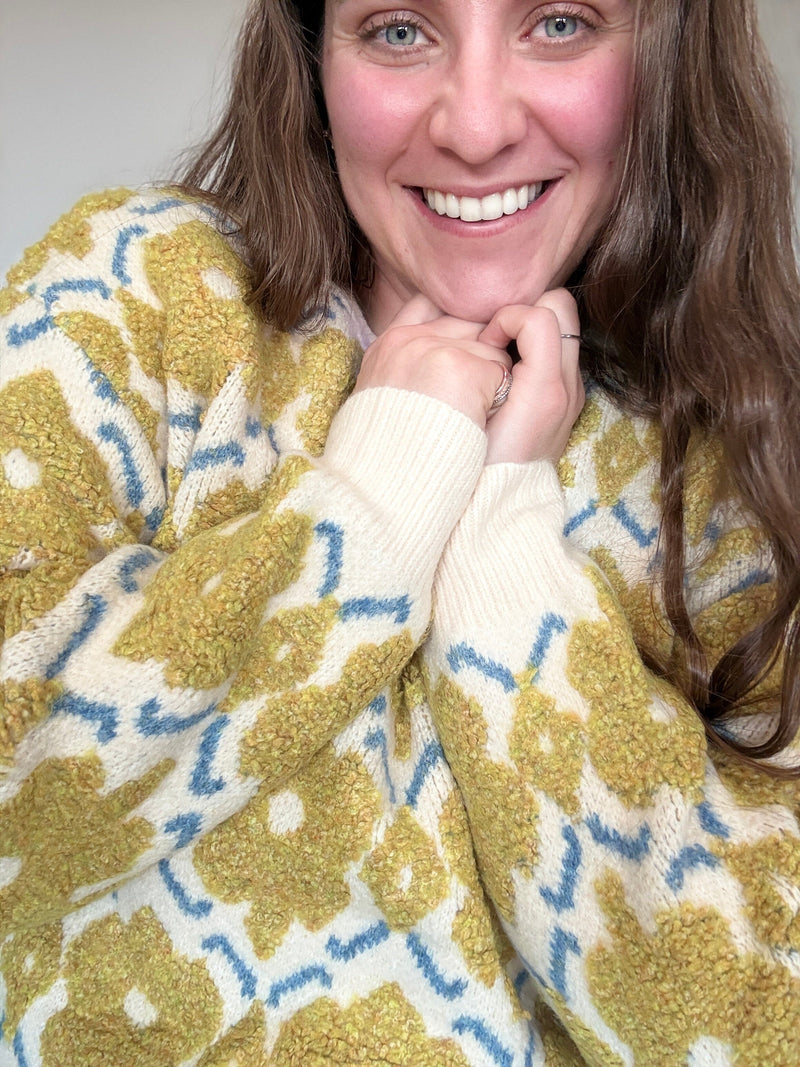 Whitney Floral Sweater