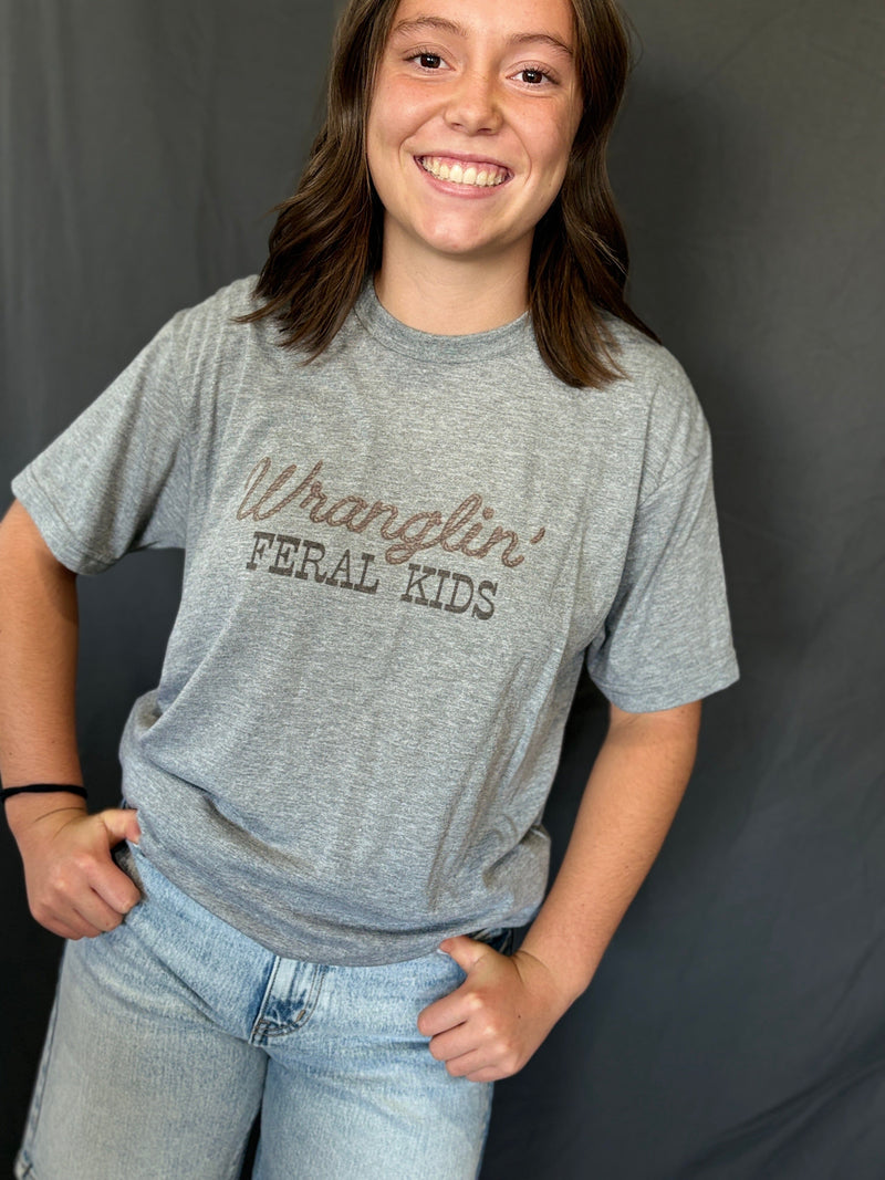 Wranglin' Feral Kids Tee