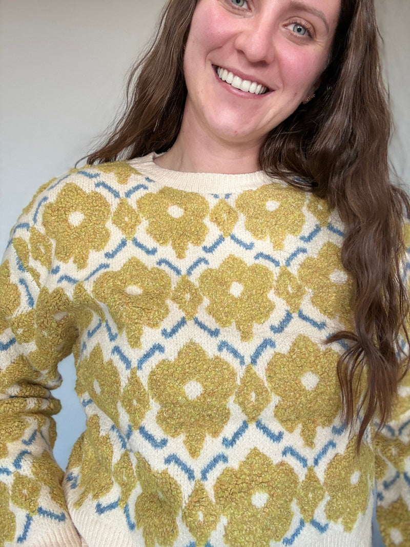 Whitney Floral Sweater