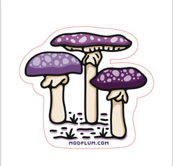 Mushroom sticker