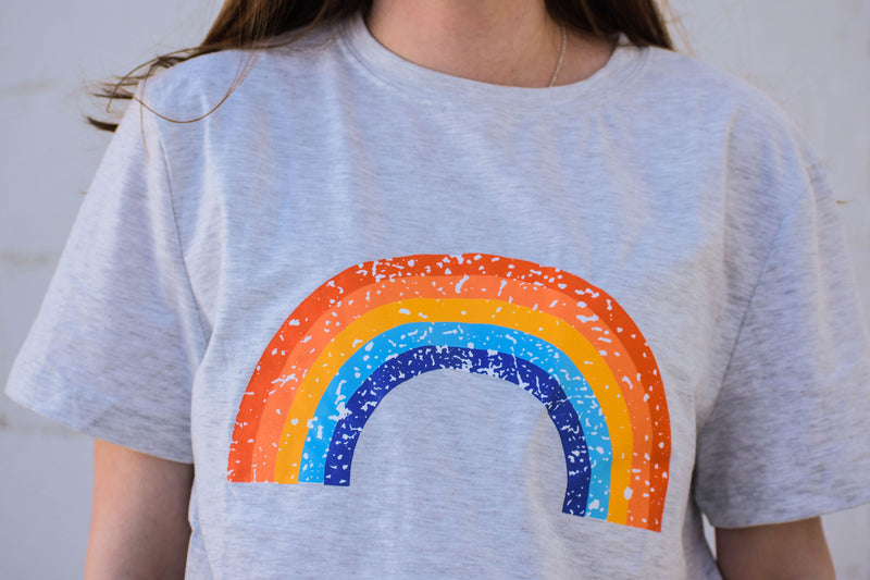 Rainbow Printed T-Shirt - Ready to Wear