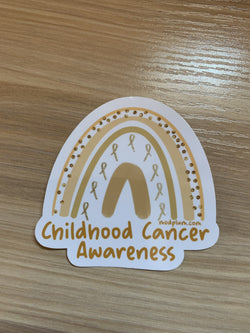 Childhood's Cancer Awareness Sticker